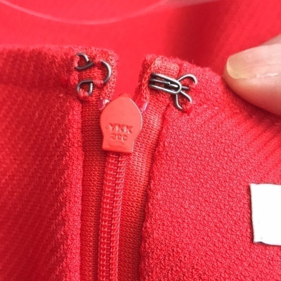 LOFT 🍅 Tomato Red Skirt Size 6​​​​ NWT - Picture 9 of 9